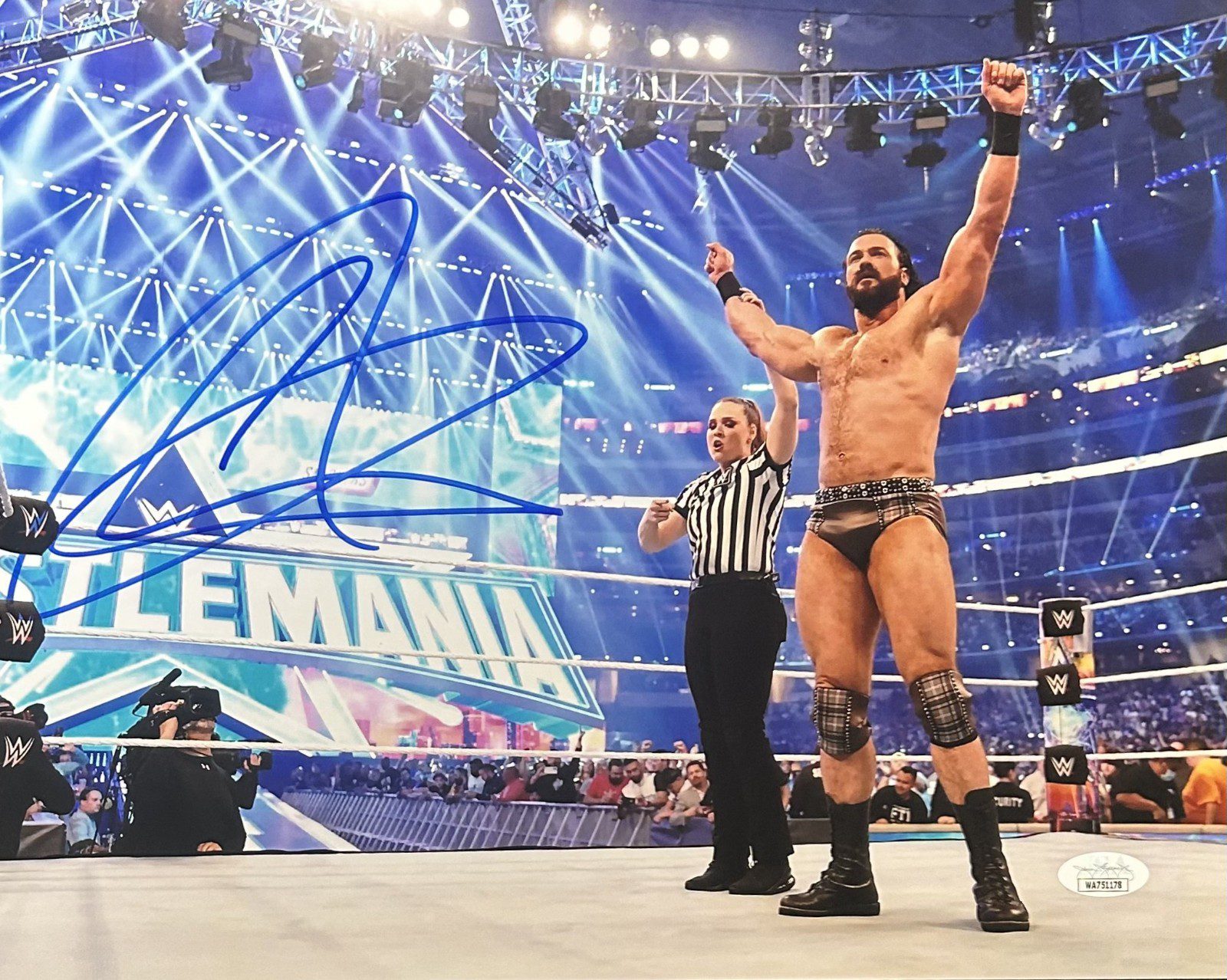 DREW MCINTYRE Autographed 11x14 Photo JSA AUTHENTICATED #3