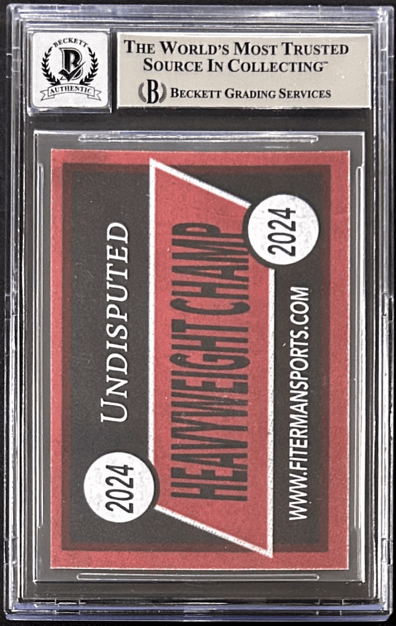 Mike Tyson Signed 2024 Fiterman Sports Exclusive Card BAS 16605887 Auto 10 Undis - Image 2