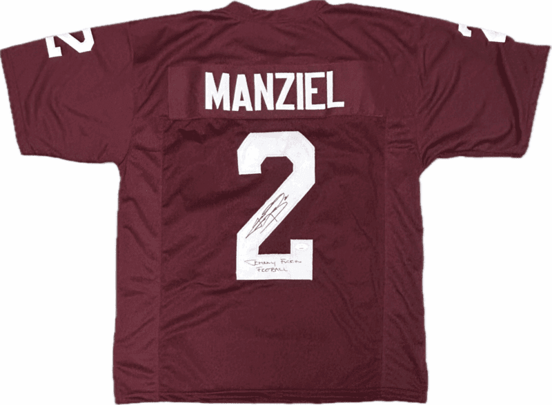 Johnny Manziel Signed Autographed Maroon Jersey JSA Authenticated F'N Football