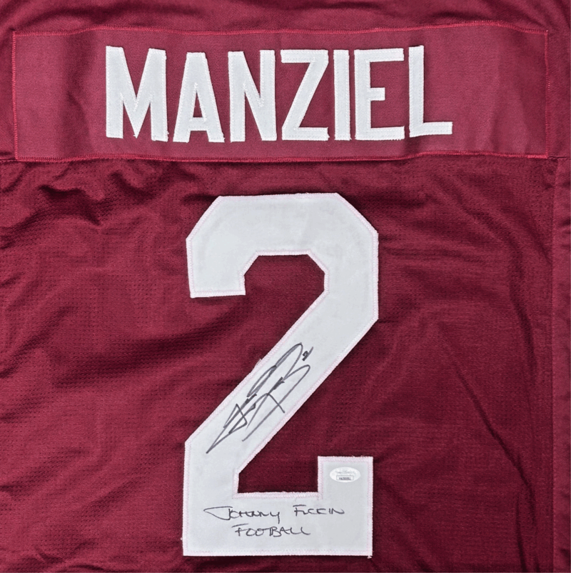Johnny Manziel Signed Autographed Maroon Jersey JSA Authenticated F'N Football - Image 2