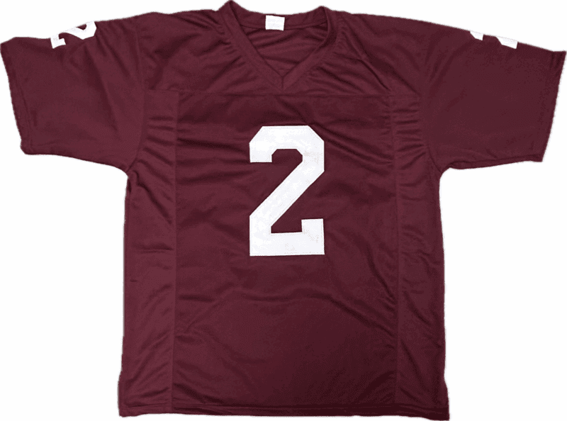 Johnny Manziel Signed Autographed Maroon Jersey JSA Authenticated 12 Heisman - Image 3