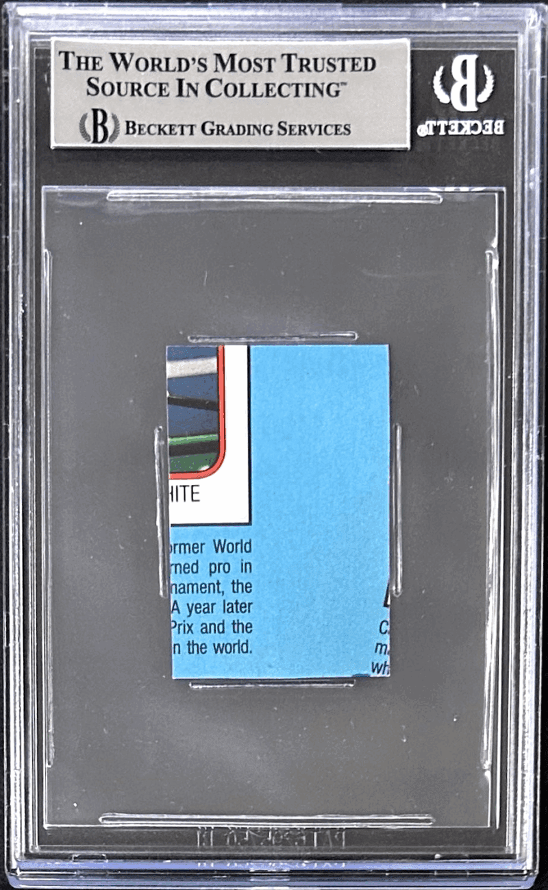 Mike Tyson Signed 1987-88 Panini Supersport Stickers Card BAS 14609794 - Image 2