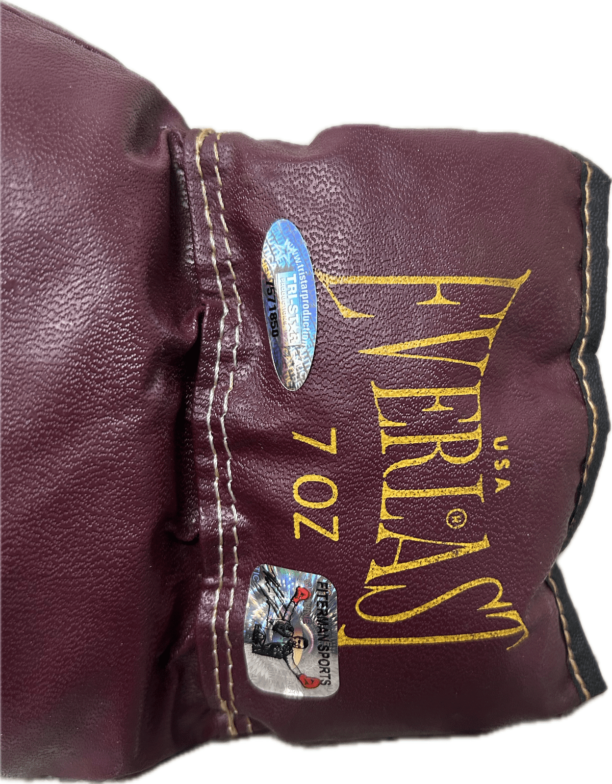 Mike Tyson Signed Autographed Left Everlast 7oz Boxing Glove TriStar Tyson Athen - Image 3