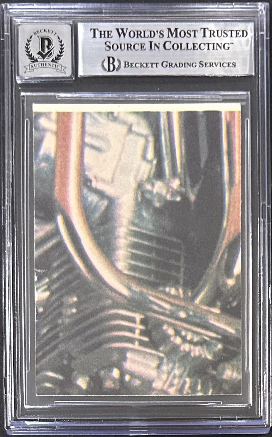 Erik Estrada Larry Wilcox Signed 1979 Donruss Chips Stickers #16 BAS 17004668 - Image 2