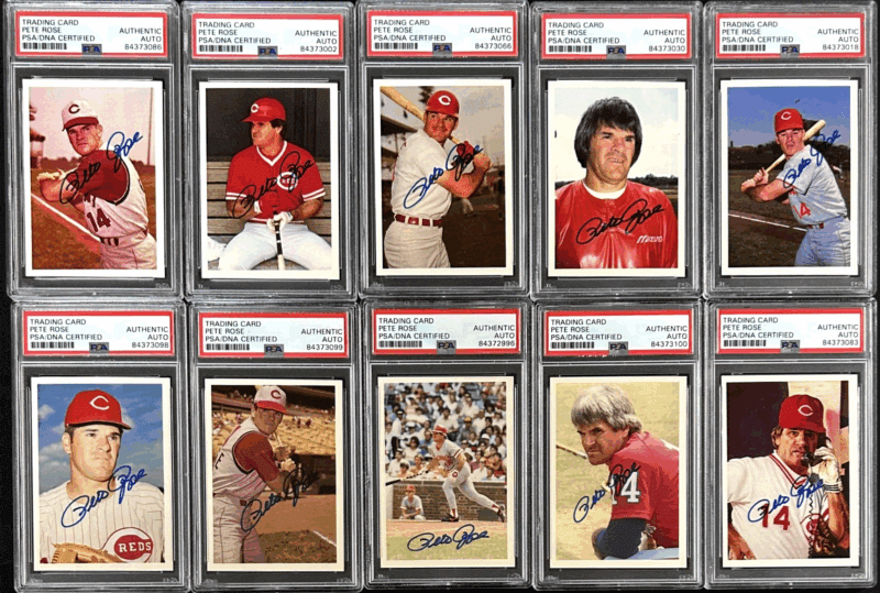 Pete Rose Signed 1985 Topps The Official Pete Rose Baseball 120 Card Set PSA/DNA - Image 3