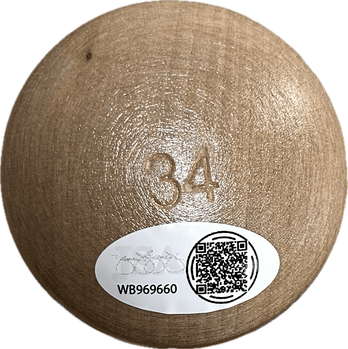 SAMMY SOSA SIGNED BLONDE LOUISVILLE SLUGGER BAT JSA 609 HR - Image 4