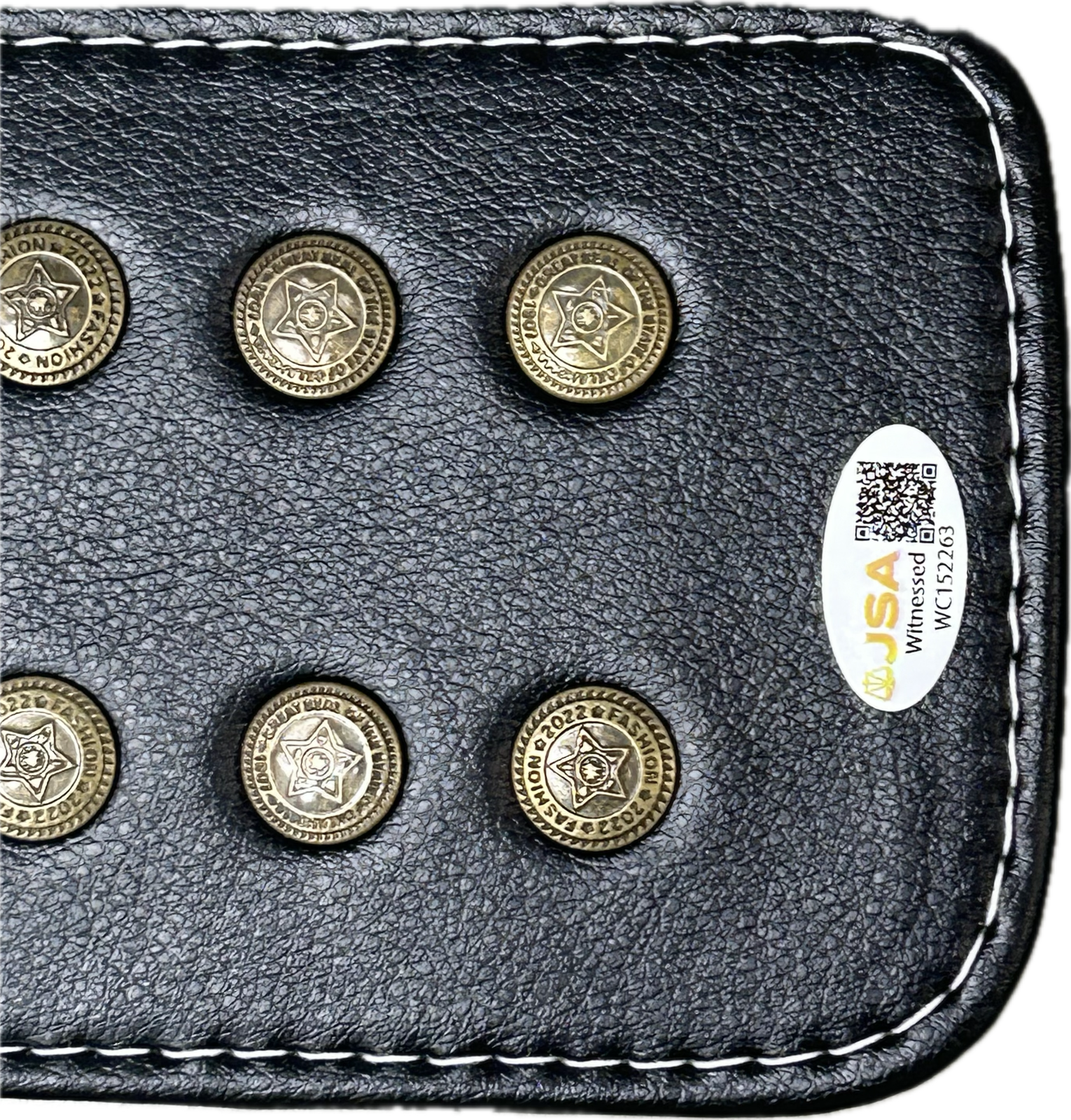 RIC FLAIR AUTOGRAPHED CUSTOM EAGLE BLACK & GOLD BELT JSA SILVER NATURE BOY - Image 5