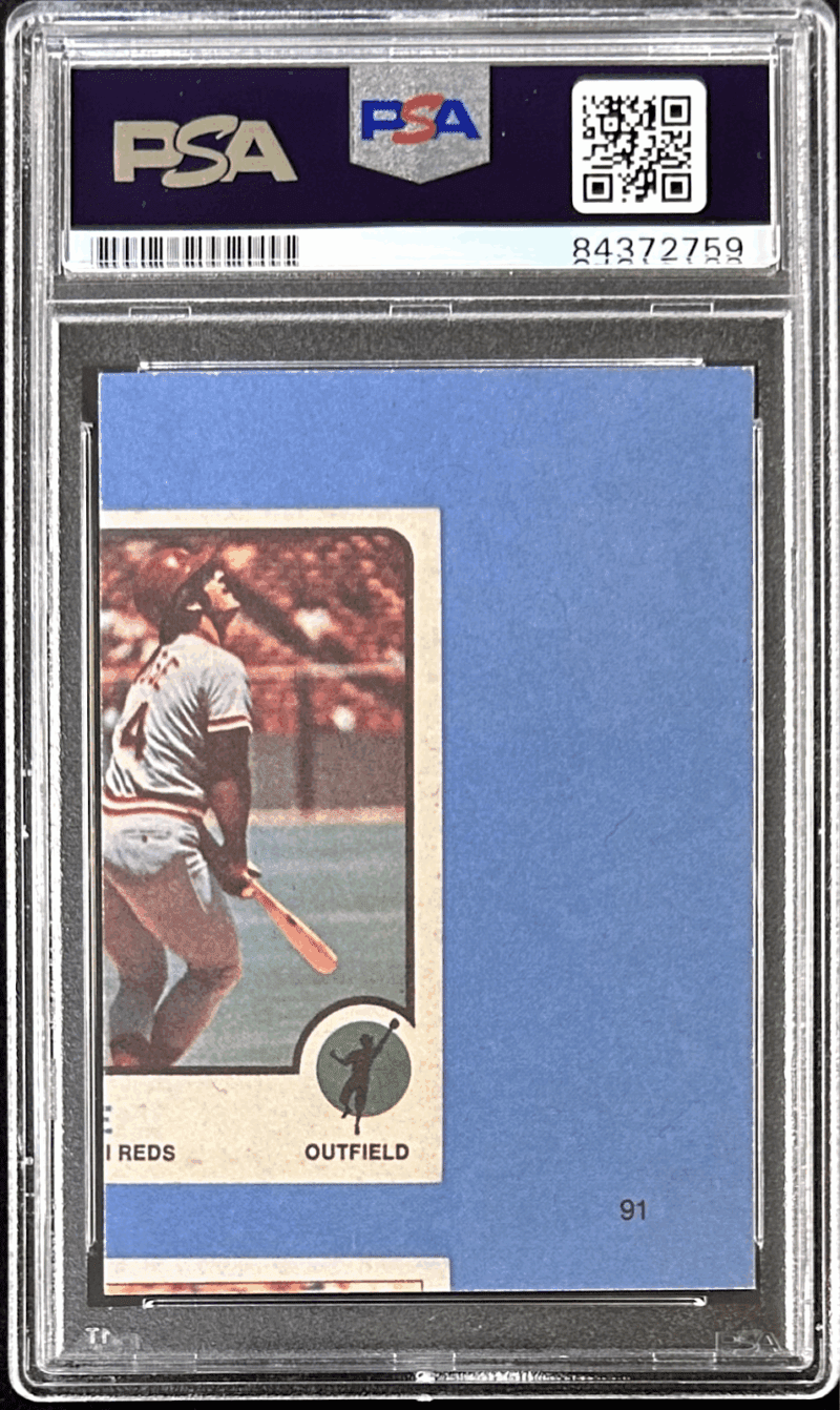 Pete Rose Signed 1985 Topps Card #91 PSA/DNA 84372759 Cincinnati Reds - Image 2