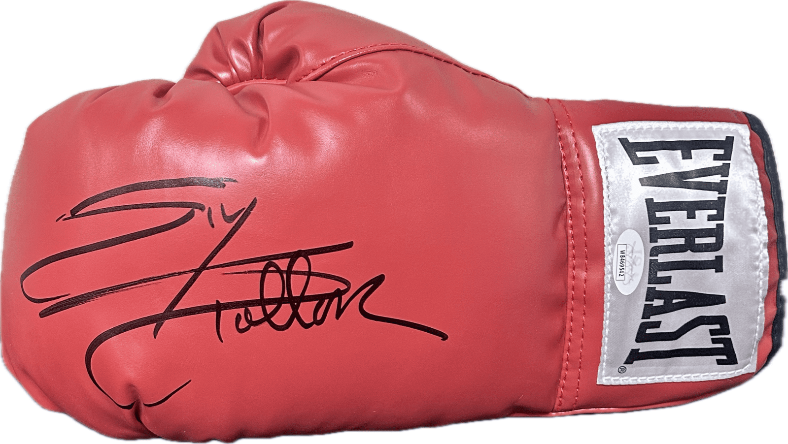 Silvester "Sly" Stallone & Rocky Signed Autograph Red Everlast Boxing Gloves JSA - Image 2