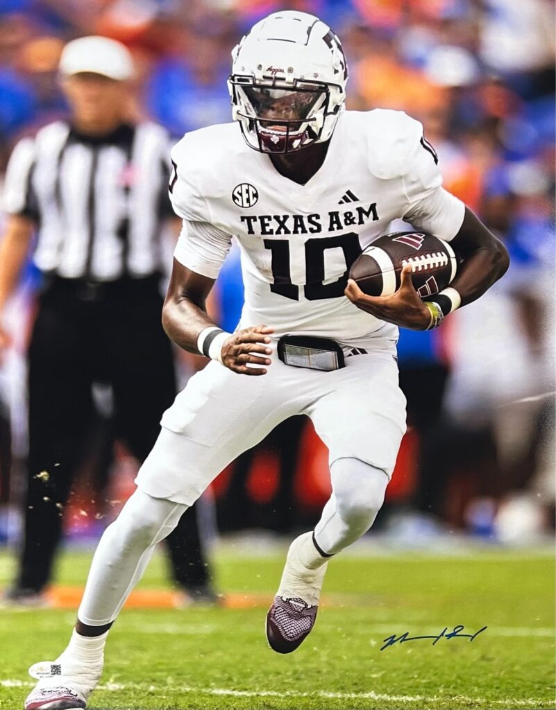 MARCEL REED AUTOGRAPHED 16x20 PHOTO JSA AUTHENTICATED TEXAS A&M #1 ...