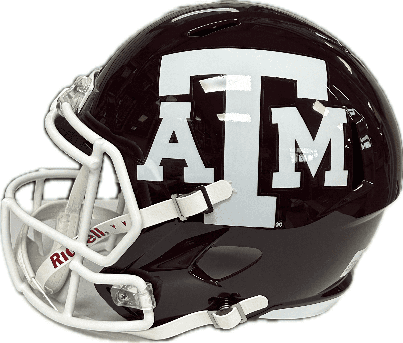JOHNNY MANZIEL AUTOGRAPHED MAROON A&M SPEED FULL SIZE HELMET JSA F'N Football - Image 3