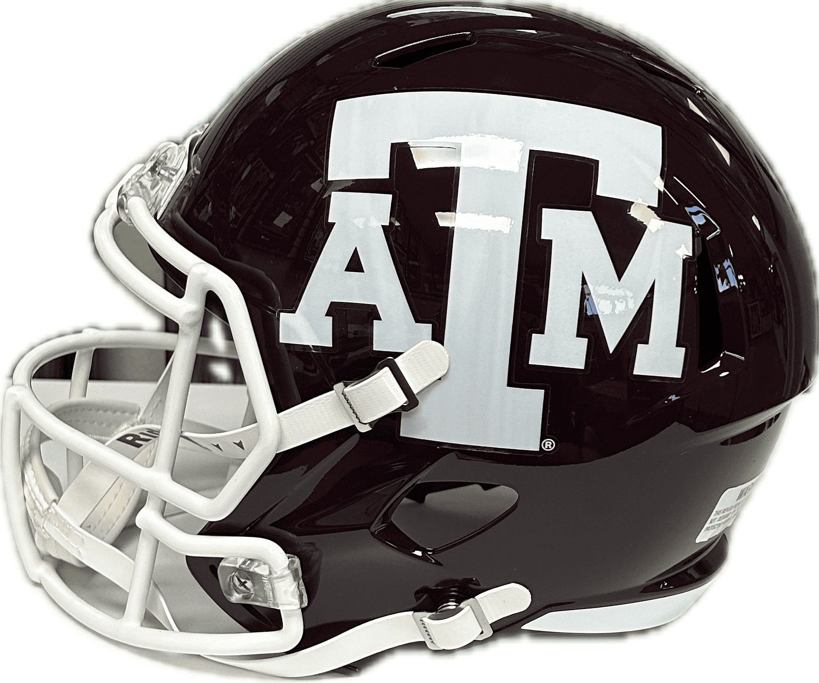 JOHNNY MANZIEL AUTOGRAPHED MAROON A&M SPEED FULL SIZE HELMET JSA F'N Football - Image 4