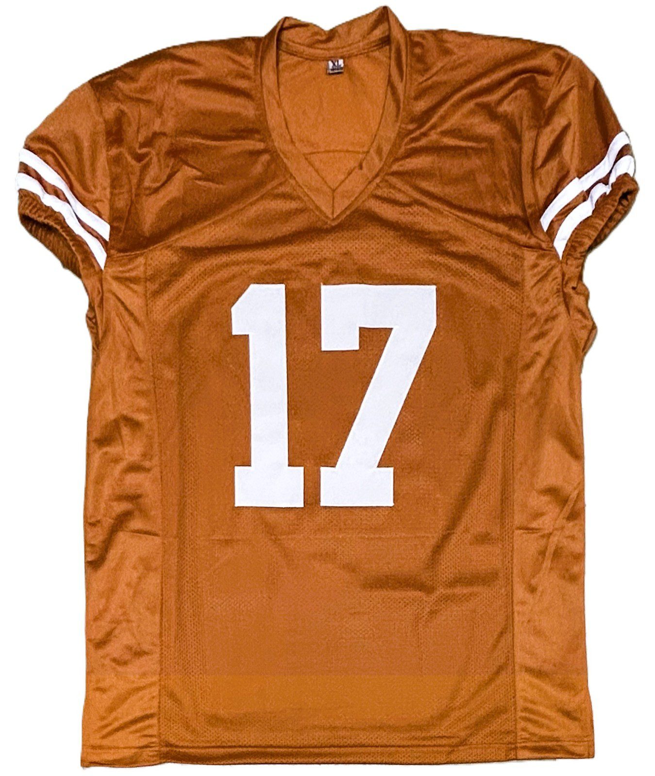 DAYLAN MCCUTCHEON AUTOGRAPHED CUSTOM BURNT ORANGE JERSEY JSA - Image 4