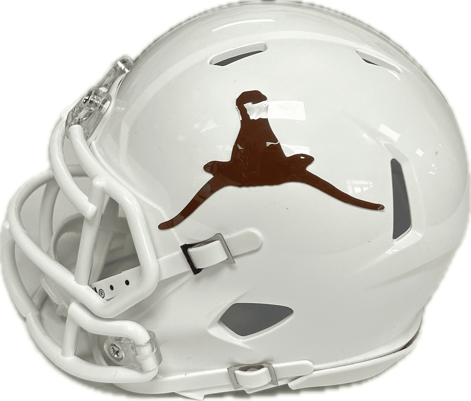 JOHNNY MANZIEL AUTOGRAPHED LONGHORNS SPEED MINI HELMET JSA SAW EM OFF - Image 3