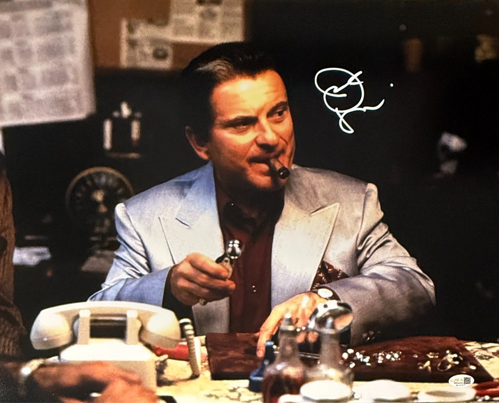 JOE PESCI AUTOGRAPHED 16x20 PHOTO JSA CASINO 1