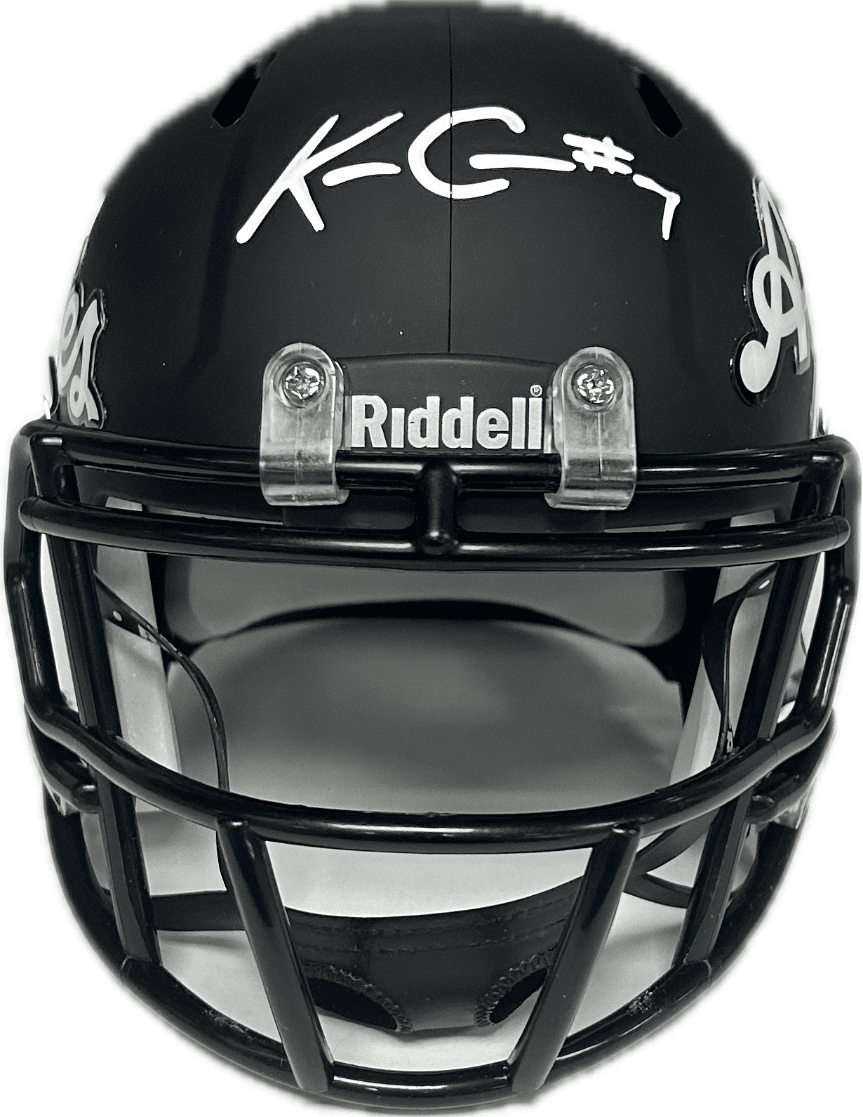 KC CONCEPCION AUTOGRAPHED BLACK TEXAS A&M SPEED MINI SIZE HELMET JSA - Image 2