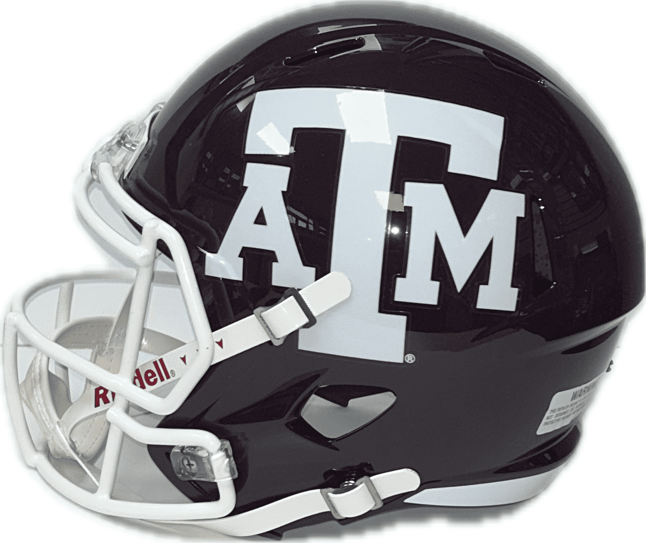 MARCEL REED AUTOGRAPHED MAROON TEXAS A&M SPEED FULL SIZE HELMET JSA - Image 3