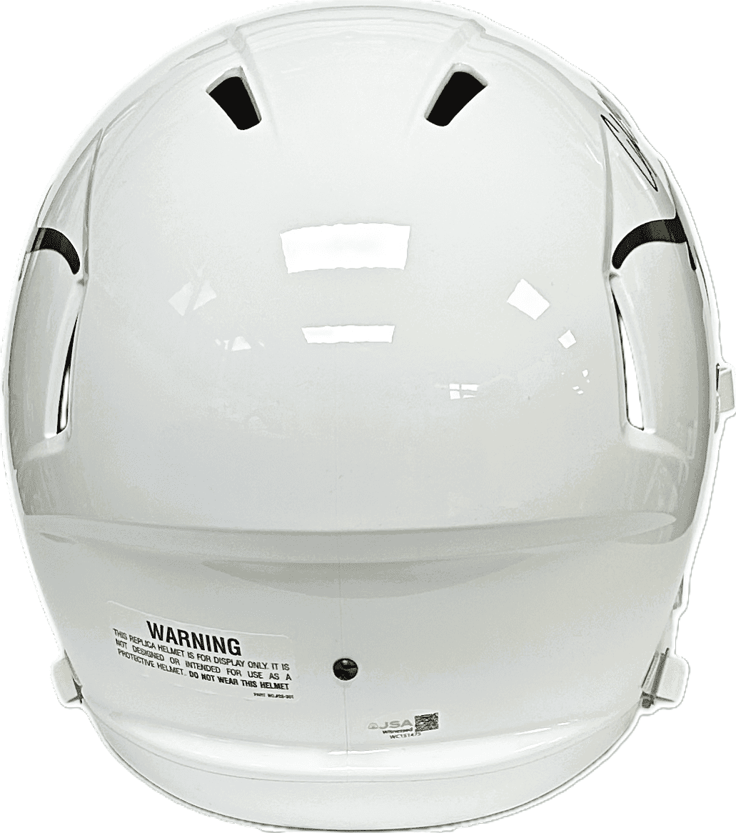 CJ BAXTER AUTOGRAPHED TEXAS LONGHORNS SPEED FULL SIZE HELMET JSA - Image 4