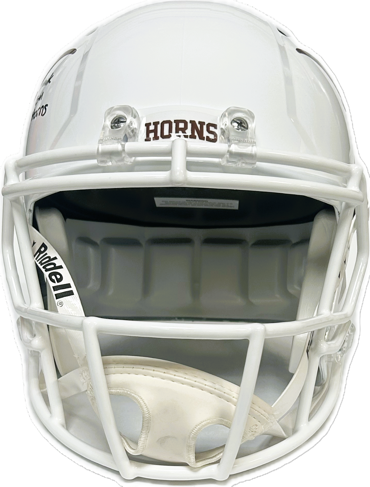 PARKER LIVINGSTONE AUTOGRAPHED TEXAS LONGHORNS SPEED FULL SIZE HELMET JSA - Image 4