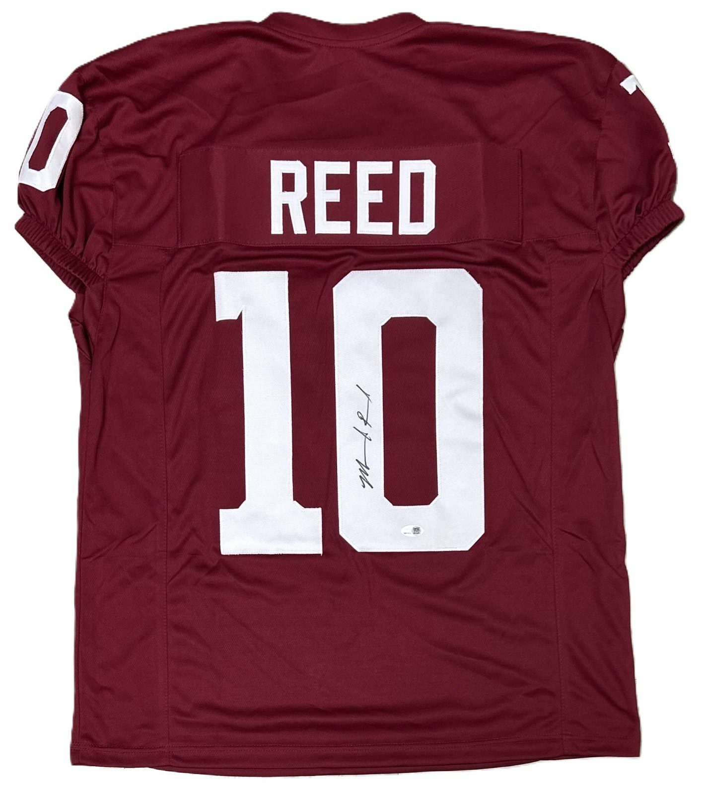 MARCEL REED SIGNED CUSTOM MAROON JERSEY JSA #2 - Image 2