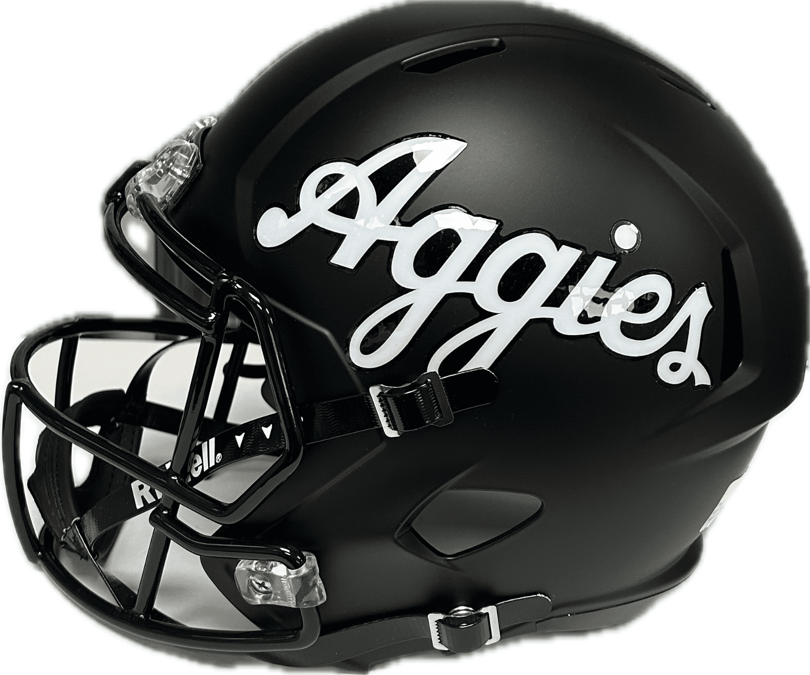 MARCEL REED & JOHNNY MANZIEL AUTOGRAPHED TEXAS A&M BLACK FULL SIZE HELMET JSA - Image 4