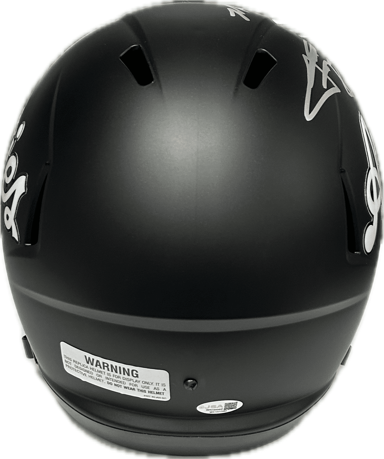 MARCEL REED & JOHNNY MANZIEL AUTOGRAPHED TEXAS A&M BLACK FULL SIZE HELMET JSA - Image 5