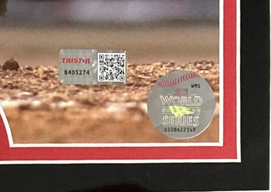 CRAIG BIGGIO AUTOGRAPHED FRAMED 16x20 PHOTO TRISTAR HOUSTON ASTROS - Image 4