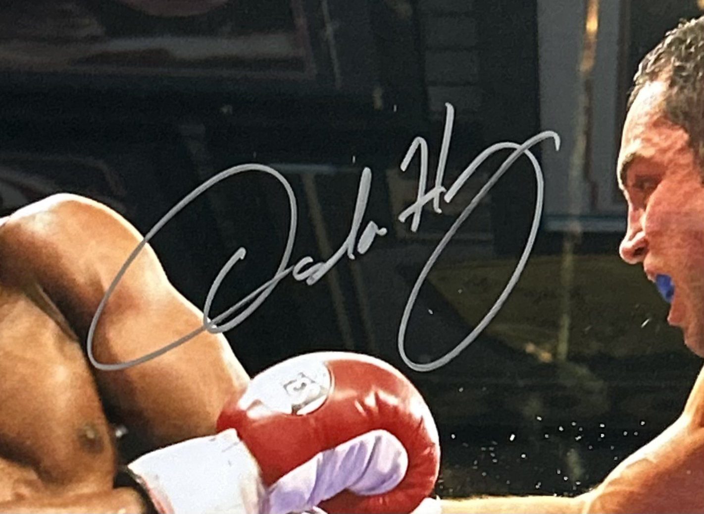 OSCAR DE LA HOYA AUTOGRAPHED FRAMED 16x20 PHOTO BECKETT - Image 2