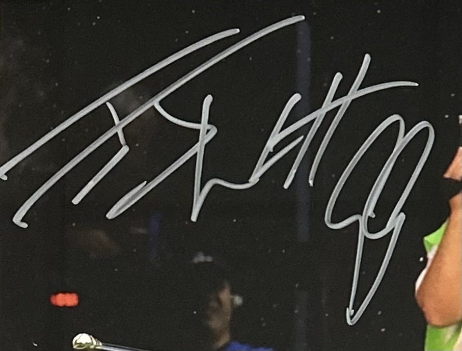 J.J. WATT AUTOGRAPHED FRAMED 16x20 PHOTO JSA HOUSTON TEXANS - Image 2