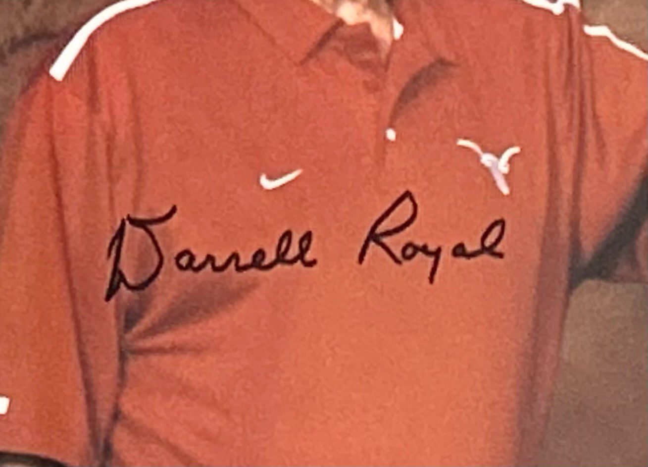DARRELL ROYAL & MACK BROWN AUTOGRAPHED FRAMED 16x20 PHOTO FANATICS UT LONGHORNS - Image 2
