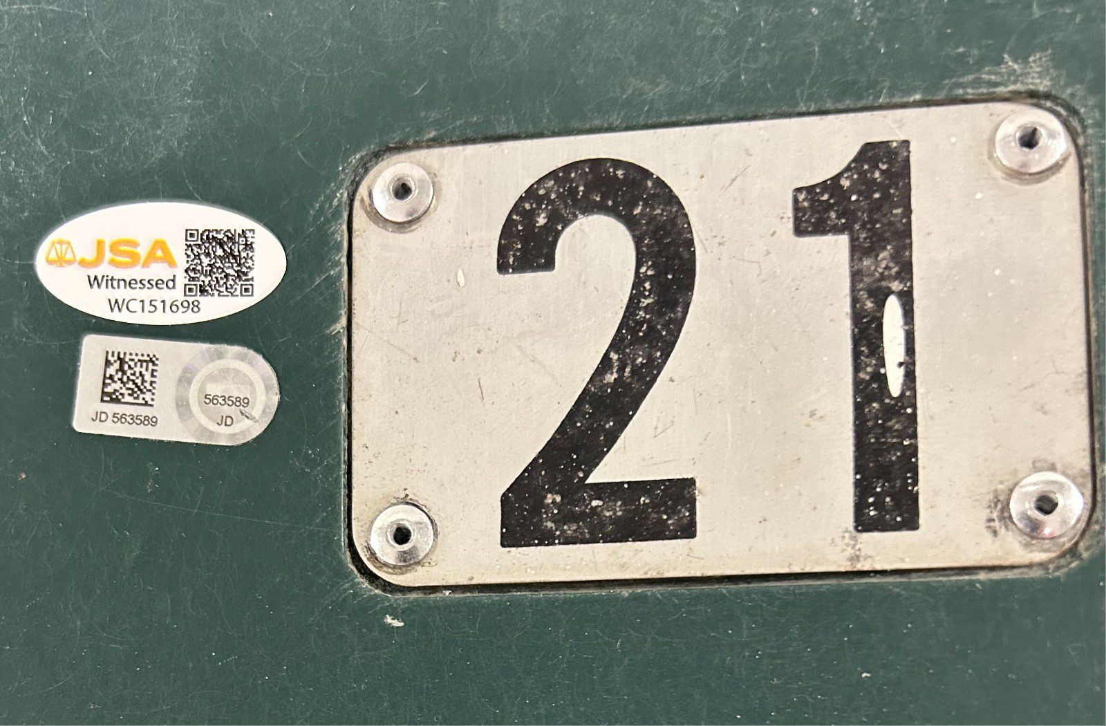 SAMMY SOSA SIGNED ORIGINAL GREEN WRIGLEY FIELD SEAT BACK MLB & JSA WB9669698 - Image 3