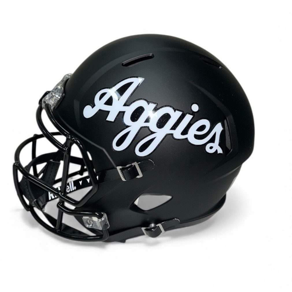 MARCEL REED AUTOGRAPHED BLACK TEXAS A&M SPEED FULL SIZE HELMET JSA - Image 3