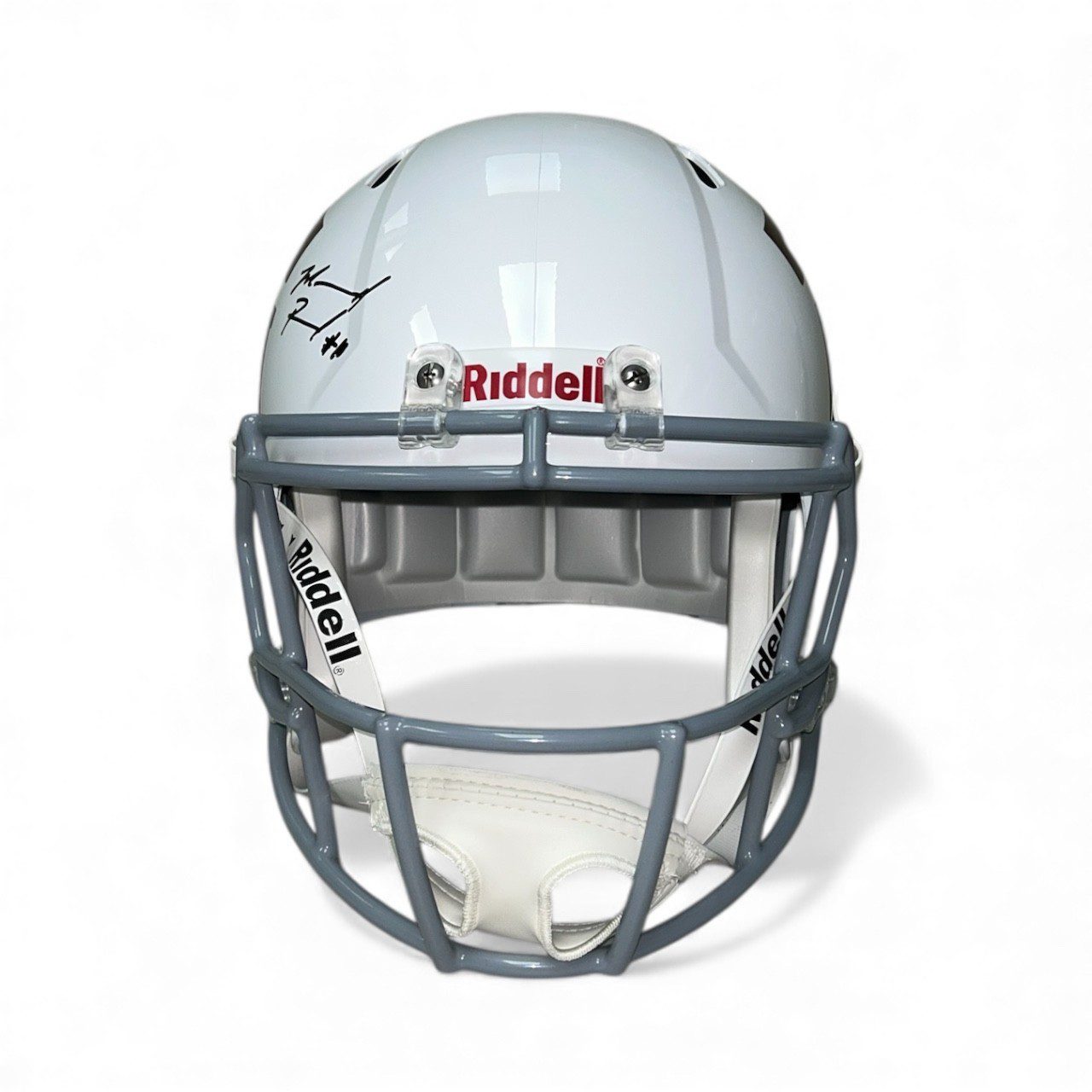 MARCEL REED AUTOGRAPHED WHITE THROWBACK TEXAS A&M SPEED FULL SIZE HELMET JSA 1 - Image 2