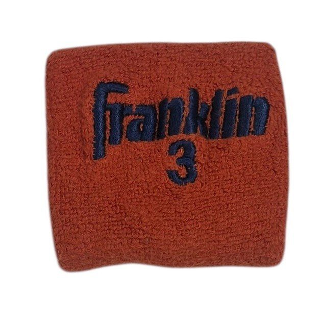 JEREMY PENA HOUSTON ASTROS GAME USED FRANKLIN WRISTBAND ORANGE BLUE