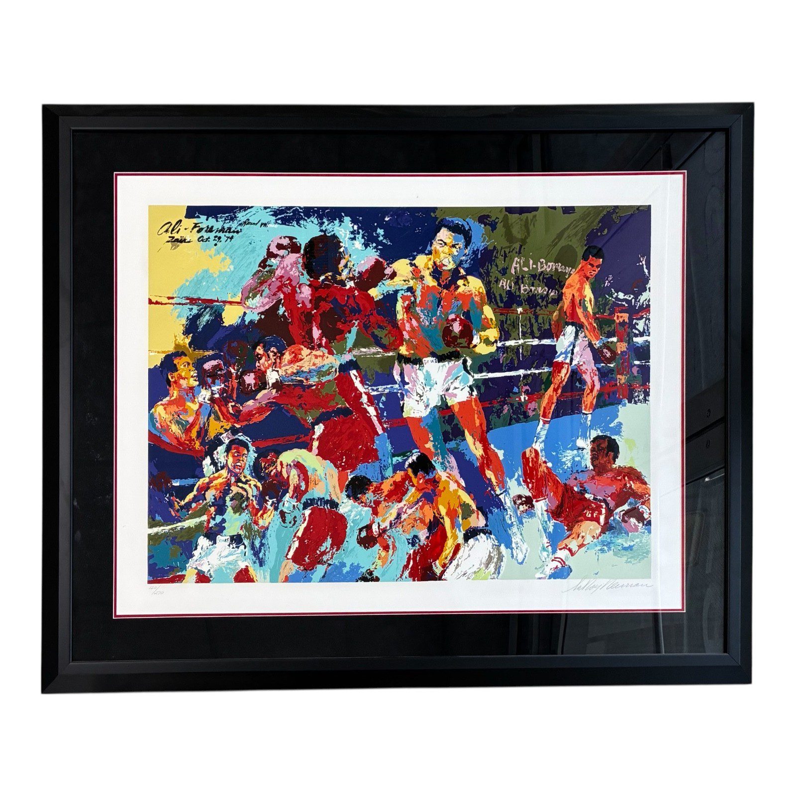 "Homage to Ali" by LeRoy Neiman a Limited Edition Serigraph on Paper 120/270