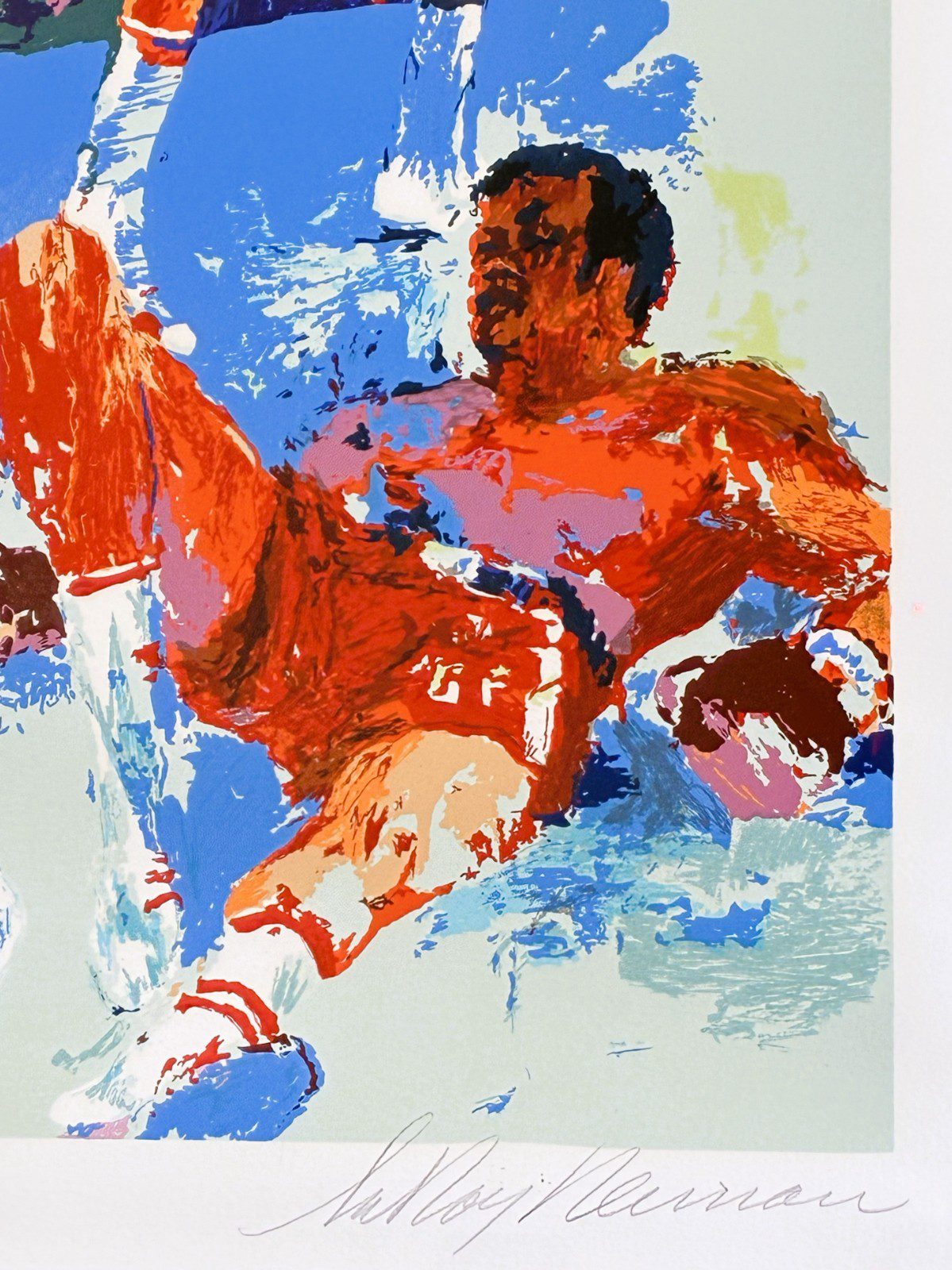 "Homage to Ali" by LeRoy Neiman a Limited Edition Serigraph on Paper 120/270 - Image 5