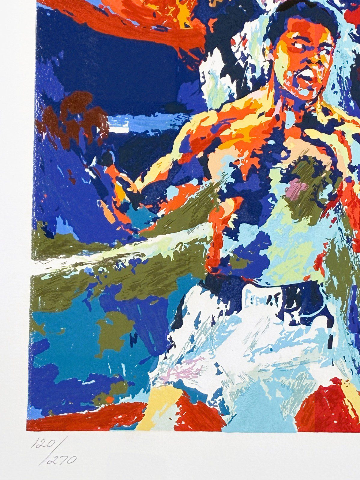 "Homage to Ali" by LeRoy Neiman a Limited Edition Serigraph on Paper 120/270 - Image 6