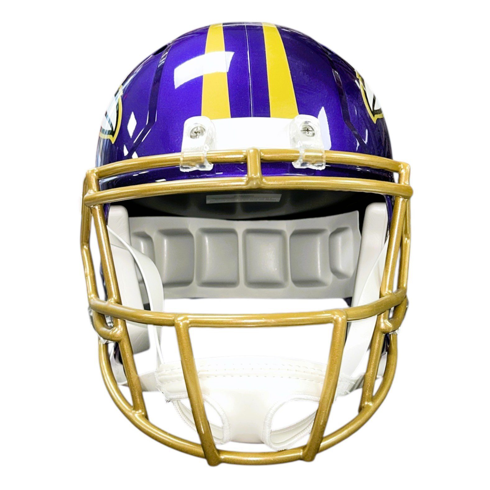 RAY LEWIS BALTIMORE RAVENS FULL SIZE FLASH SPEED REPLICA HELMET JSA - Image 5