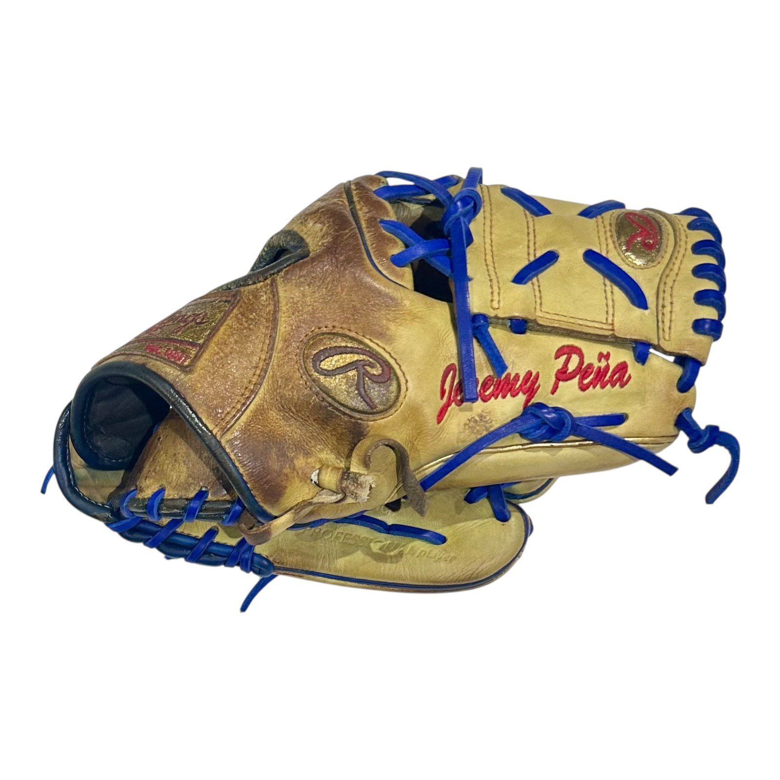 JEREMY PENA 2023 GAME USED RAWLINGS FIELDING GLOVE ‘23 WBC MLB SEASON & PLAYOFFS