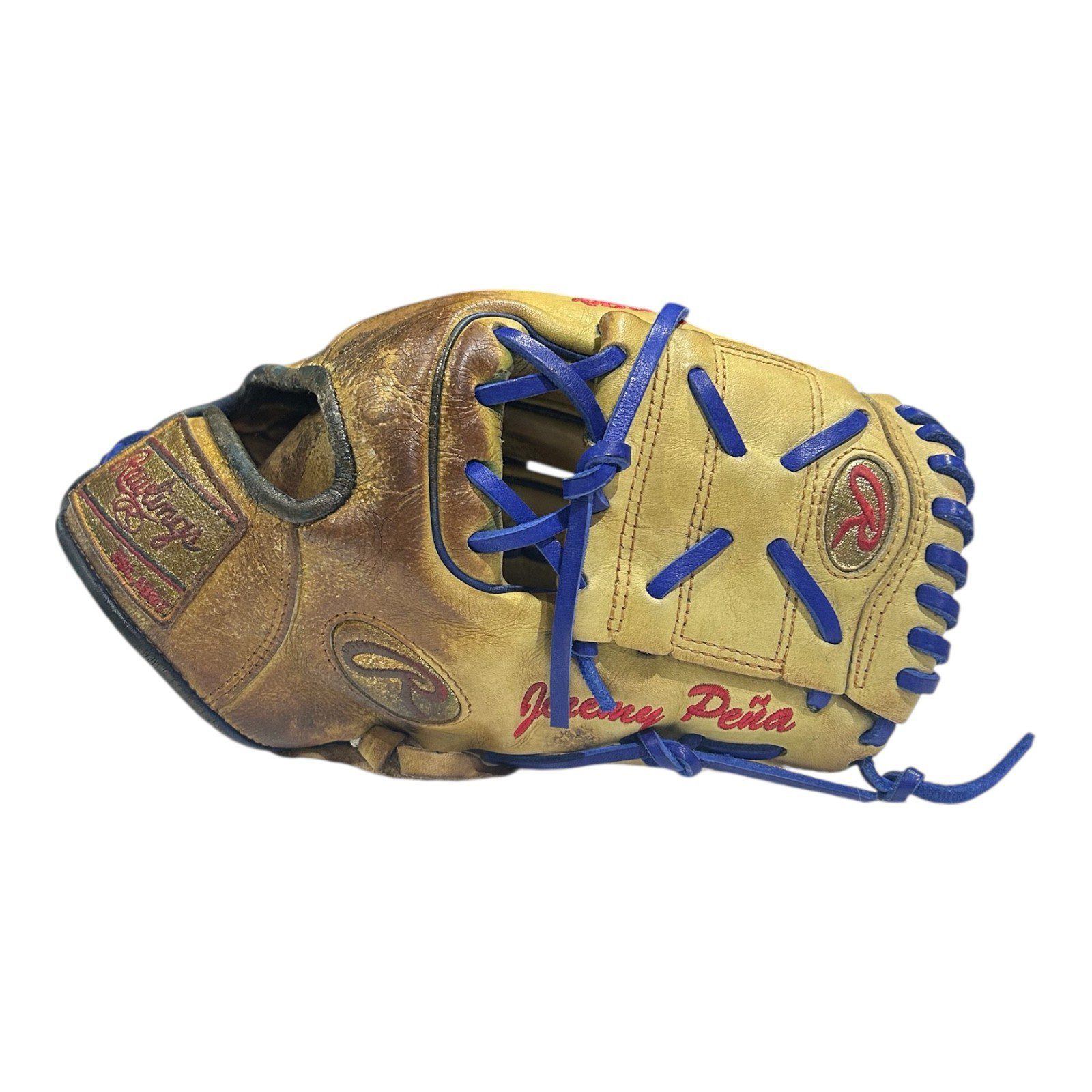 JEREMY PENA 2023 GAME USED RAWLINGS FIELDING GLOVE ‘23 WBC MLB SEASON & PLAYOFFS - Image 2