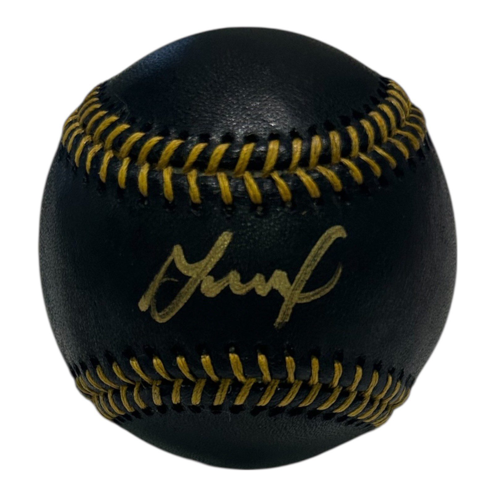 JOSE ALTUVE AUTOGRAPHED BLACK OML BASEBALL JSA HOUSTON ASTROS