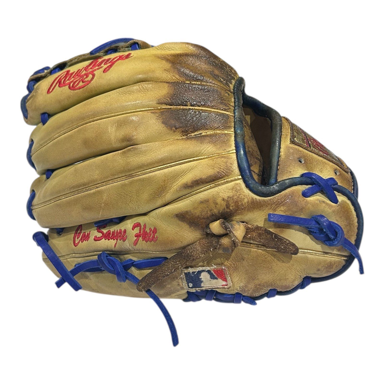 JEREMY PENA 2023 GAME USED RAWLINGS FIELDING GLOVE ‘23 WBC MLB SEASON & PLAYOFFS - Image 4