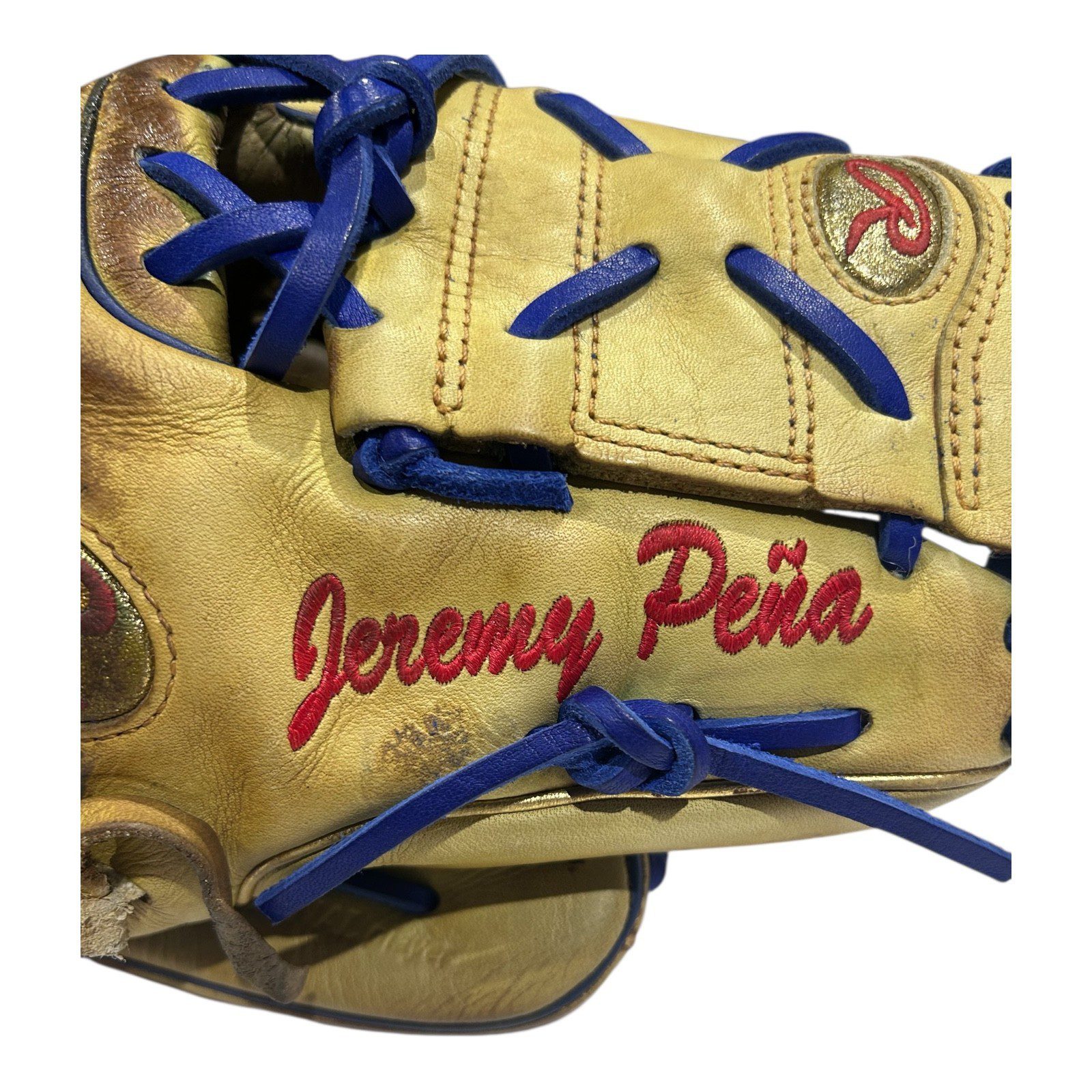 JEREMY PENA 2023 GAME USED RAWLINGS FIELDING GLOVE ‘23 WBC MLB SEASON & PLAYOFFS - Image 8