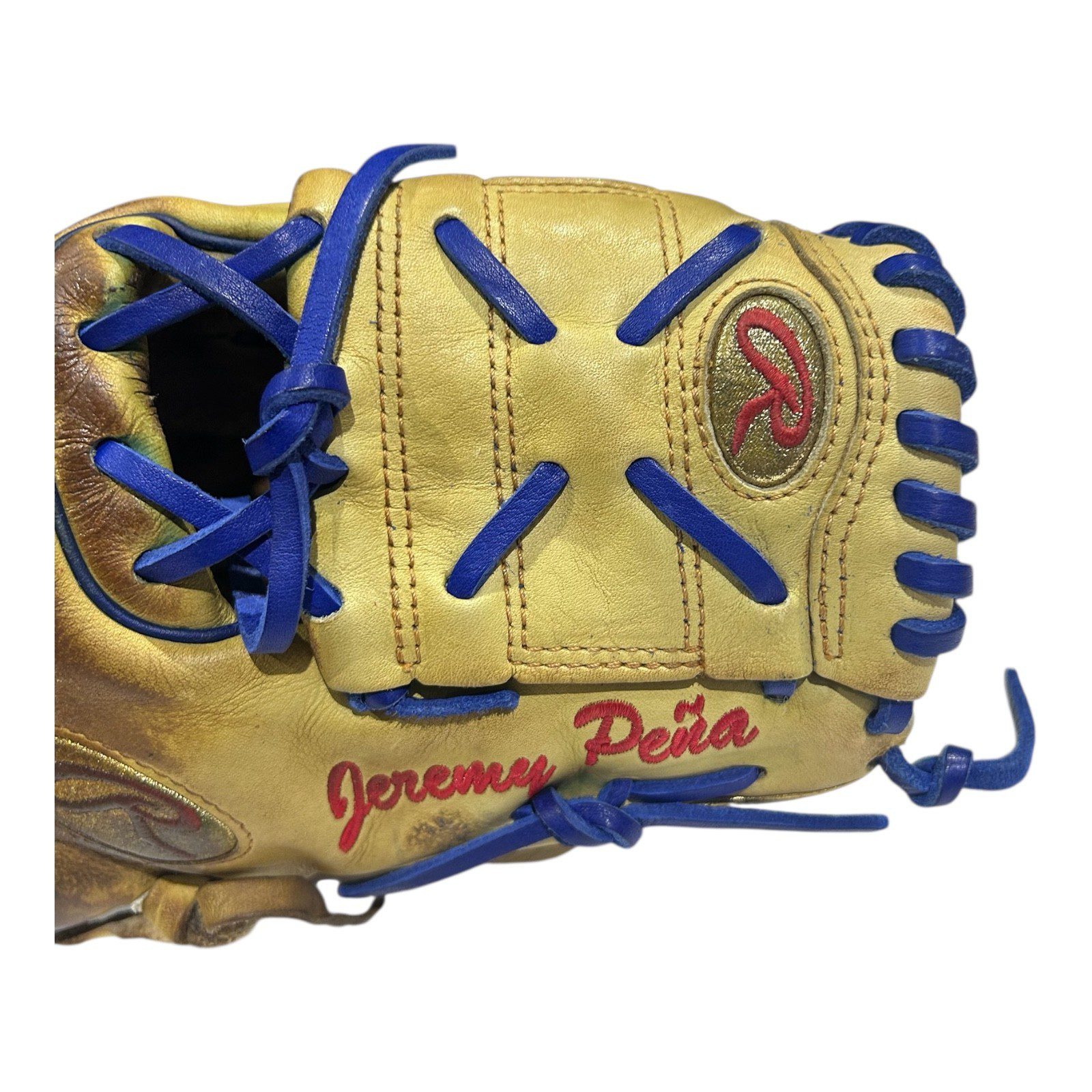 JEREMY PENA 2023 GAME USED RAWLINGS FIELDING GLOVE ‘23 WBC MLB SEASON & PLAYOFFS - Image 9