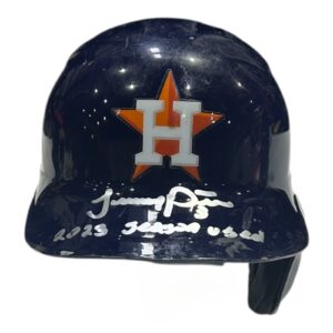 JEREMY PENA SIGNED 2023 SEASON GAME USED RAWLINGS HOUSTON ASTROS HELMET MLB HOLO