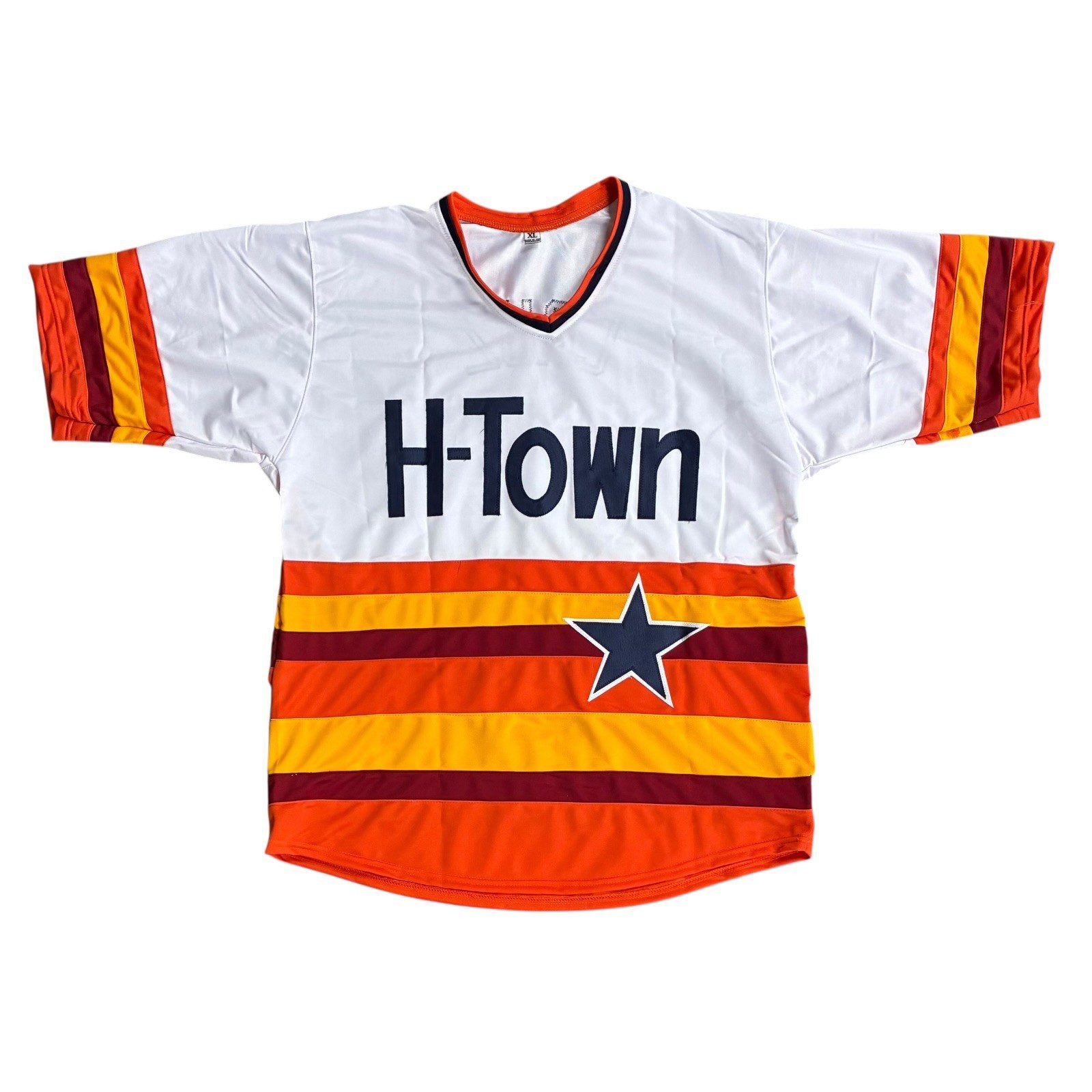 JOSE CRUZ AUTOGRAPHED RAINBOW CUSTOM JERSEY JSA AUTHENTICATION - Image 3