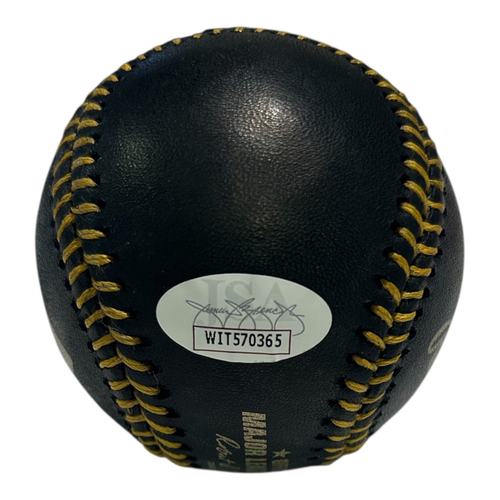 JOSE ALTUVE AUTOGRAPHED BLACK OML BASEBALL JSA HOUSTON ASTROS - Image 4