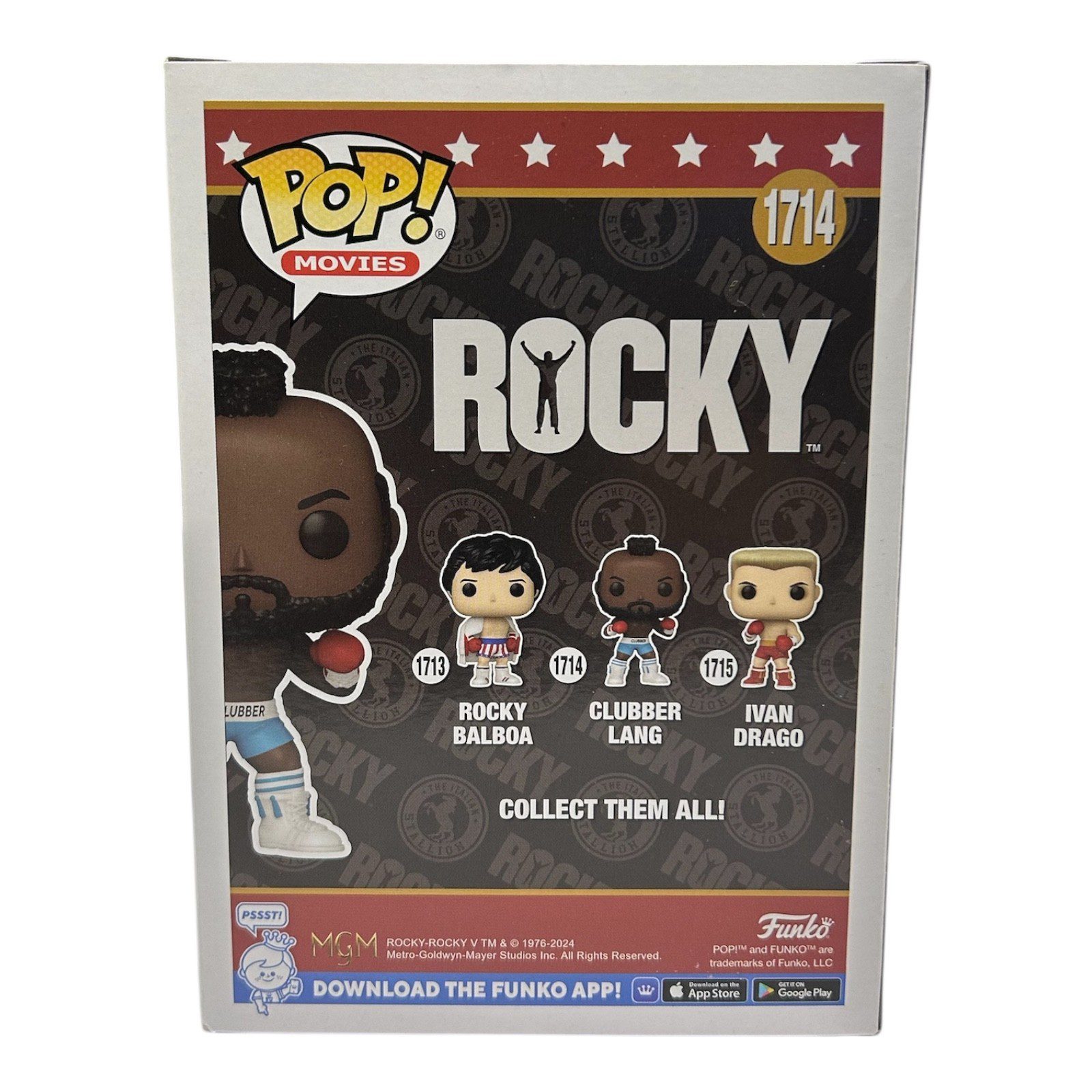 MR. T ATUOGRAPHED ROCKY CLUBBER LANG FUNKO POP 1714 JSA AUTHENTICATED - Image 3