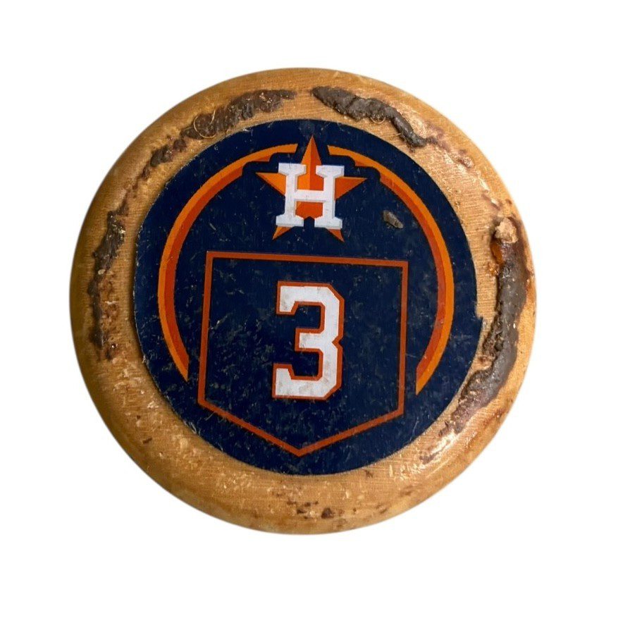 JEREMY PENA SIGNED 2023 ASTROS VICTUS GAME USED CRACKED BAT PRO RESERVE APV-M G - Image 18