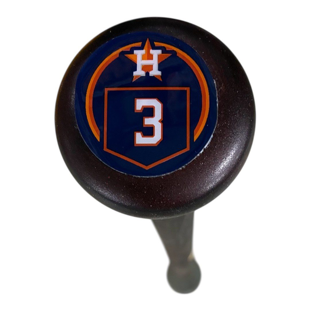 JEREMY PENA SIGNED 2023 ASTROS CHANDLER PLAYER ISSUED BAT MODEL AP5A MAPLE - Image 19